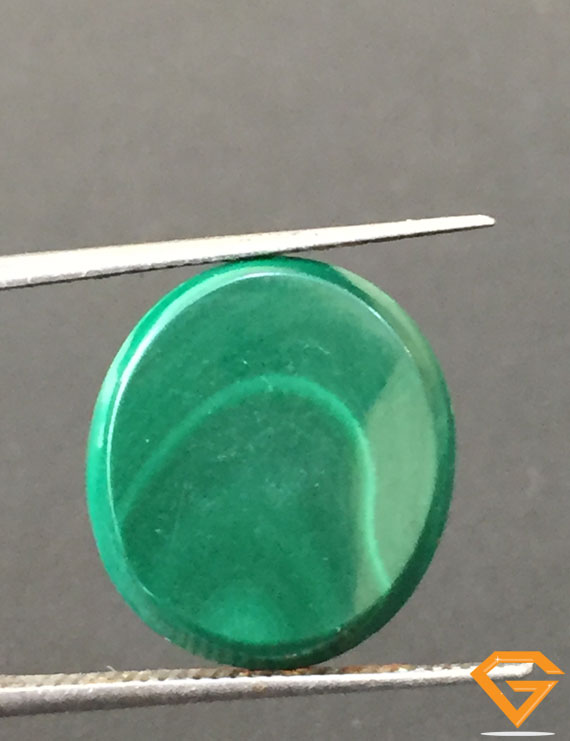 12.09 ct Natural Certified Malachite stone